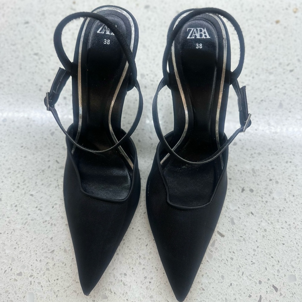 Zara slingback heels!